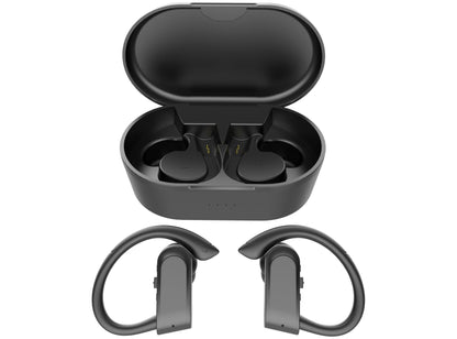 Wireless Earbuds Bluetooth 5.3, Built-In Microphone in Ear with Earhooks Charging Case for Running, Gym, Exercise