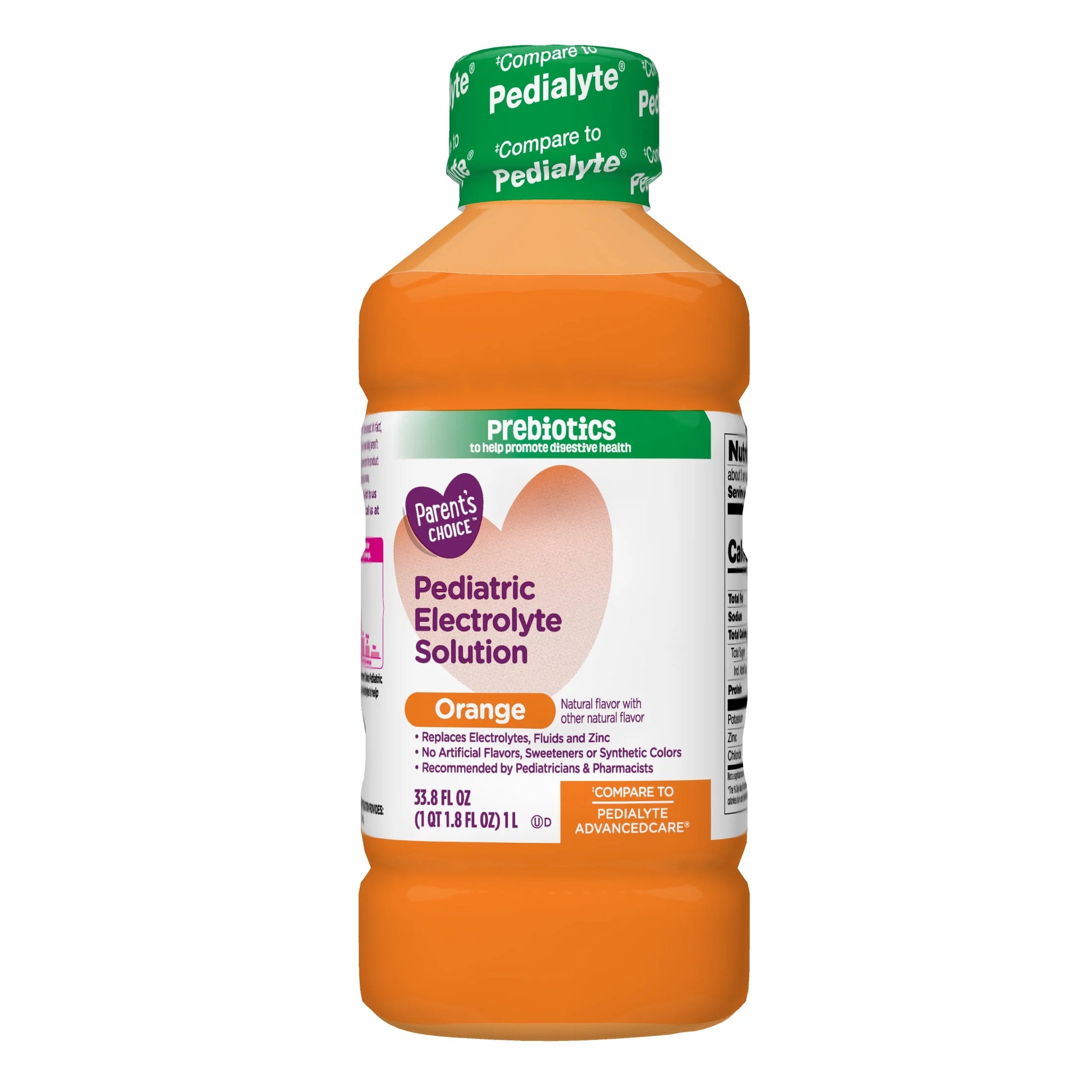 (2 Pack)  Advantage Care Pediatric Electrolyte Solution, Orange, for Age 1 to Adults, 33.8 Oz Bottle