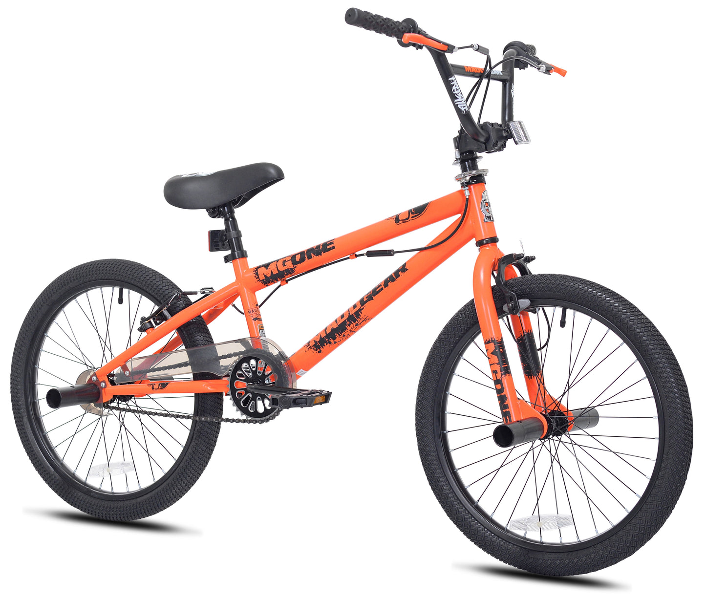 20"  Madd Gear Boy'S Freestyle BMX Child Bicycle, Neon Orange