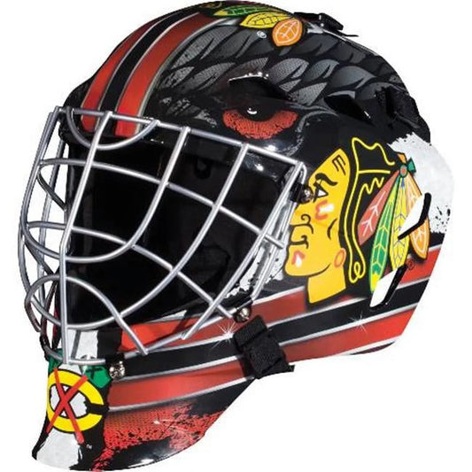 74005F01E2 Sports GFM 1500 NHL Chicago Blackhawks Goalie Face Mask