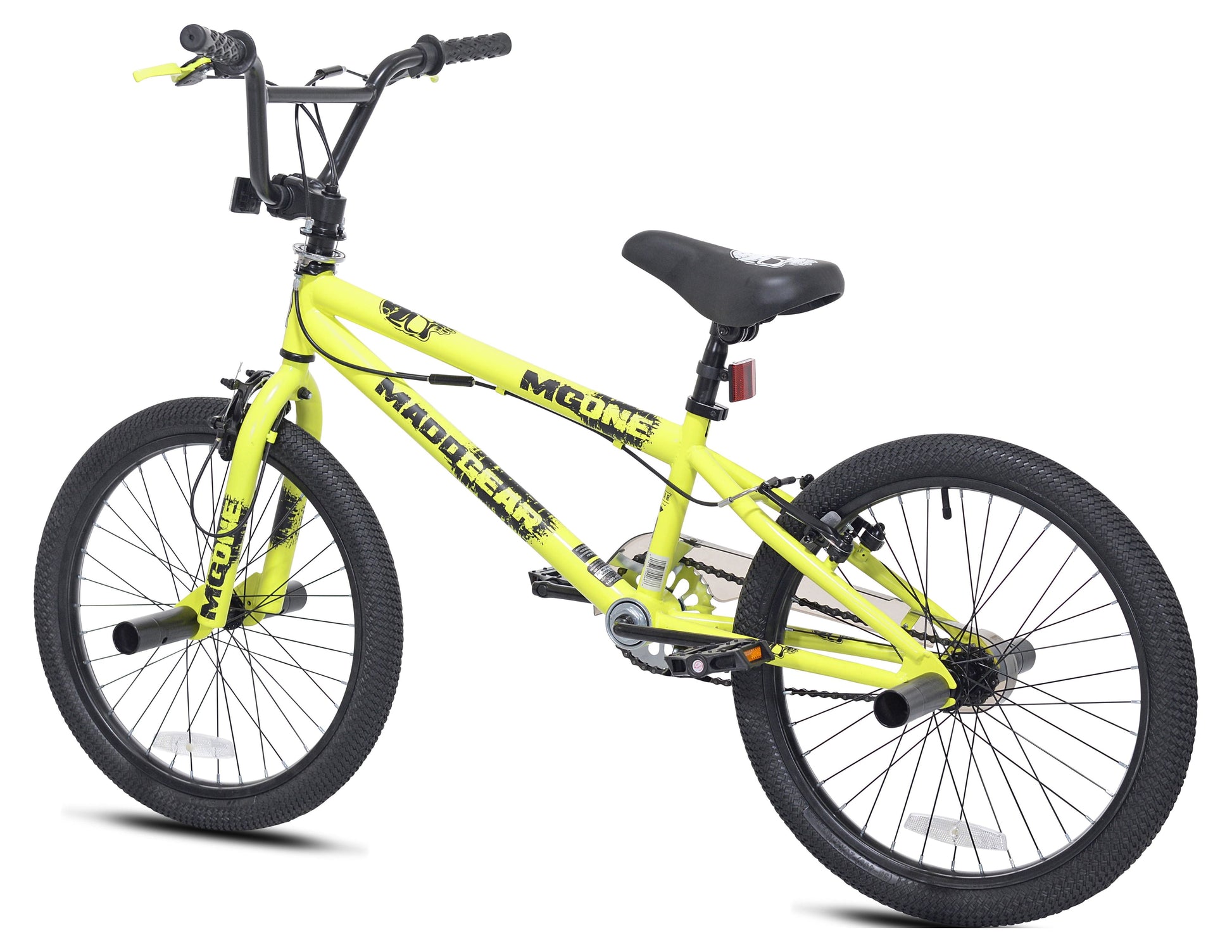 20 in Madd Gear Freestyle BMX Boy'S Bicycle, Neon Yellow