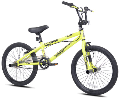 20 in Madd Gear Freestyle BMX Boy'S Bicycle, Neon Yellow