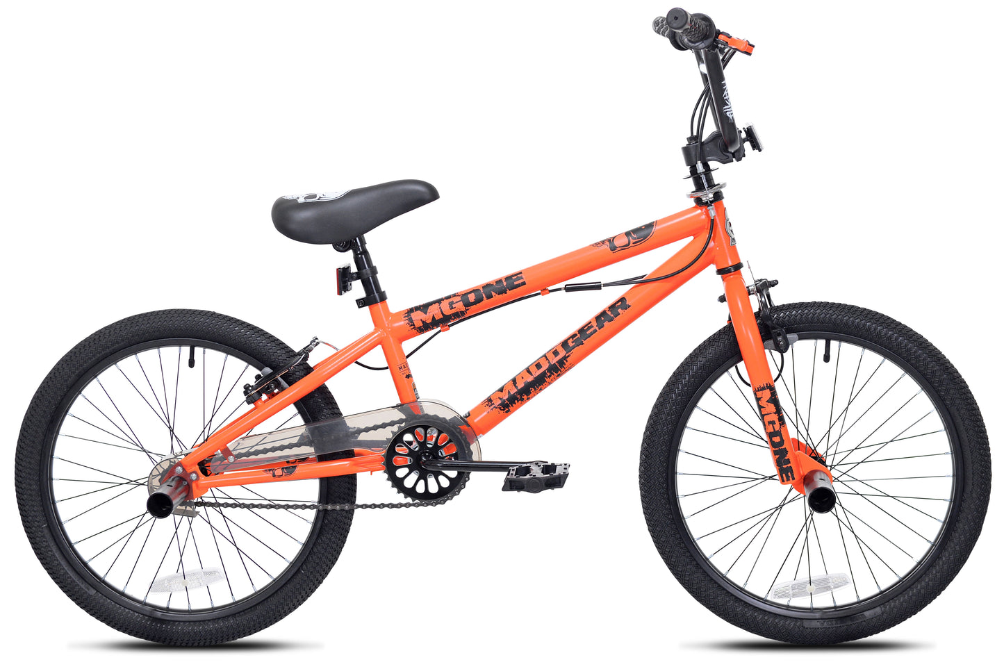 20"  Madd Gear Boy'S Freestyle BMX Child Bicycle, Neon Orange