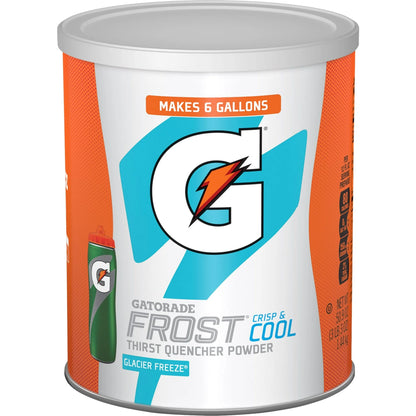 Frost Glacier Freeze Thirst Quencher Sports Drink Mix Powder, 51 Oz Canister (4 Packs)