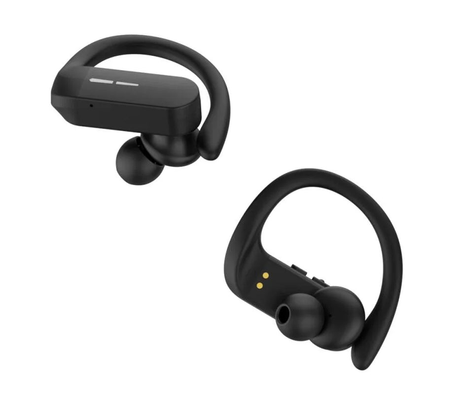 Wireless Earbuds Bluetooth 5.3, Built-In Microphone in Ear with Earhooks Charging Case for Running, Gym, Exercise